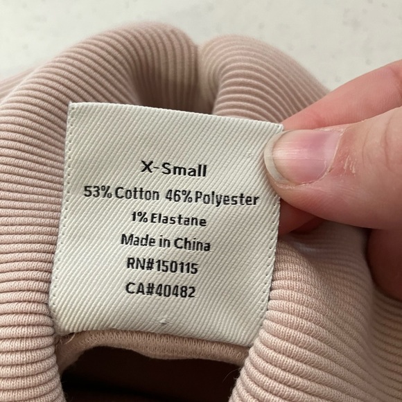 Varley Milton Sweat Sweatshirt Womens Size XS oversized Pullover Rib Knit Cowl - Picture 8 of 10